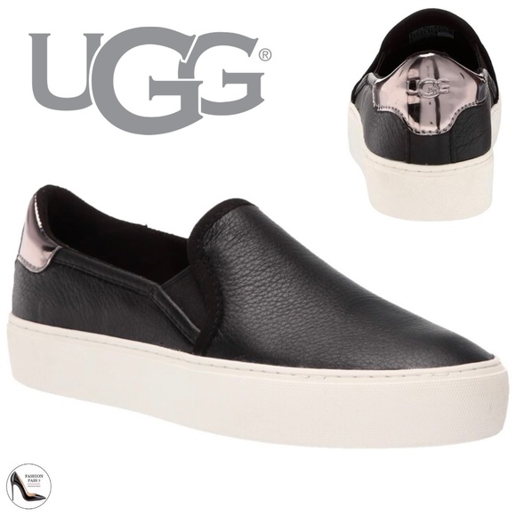 Ugg jass slip on black hot sale